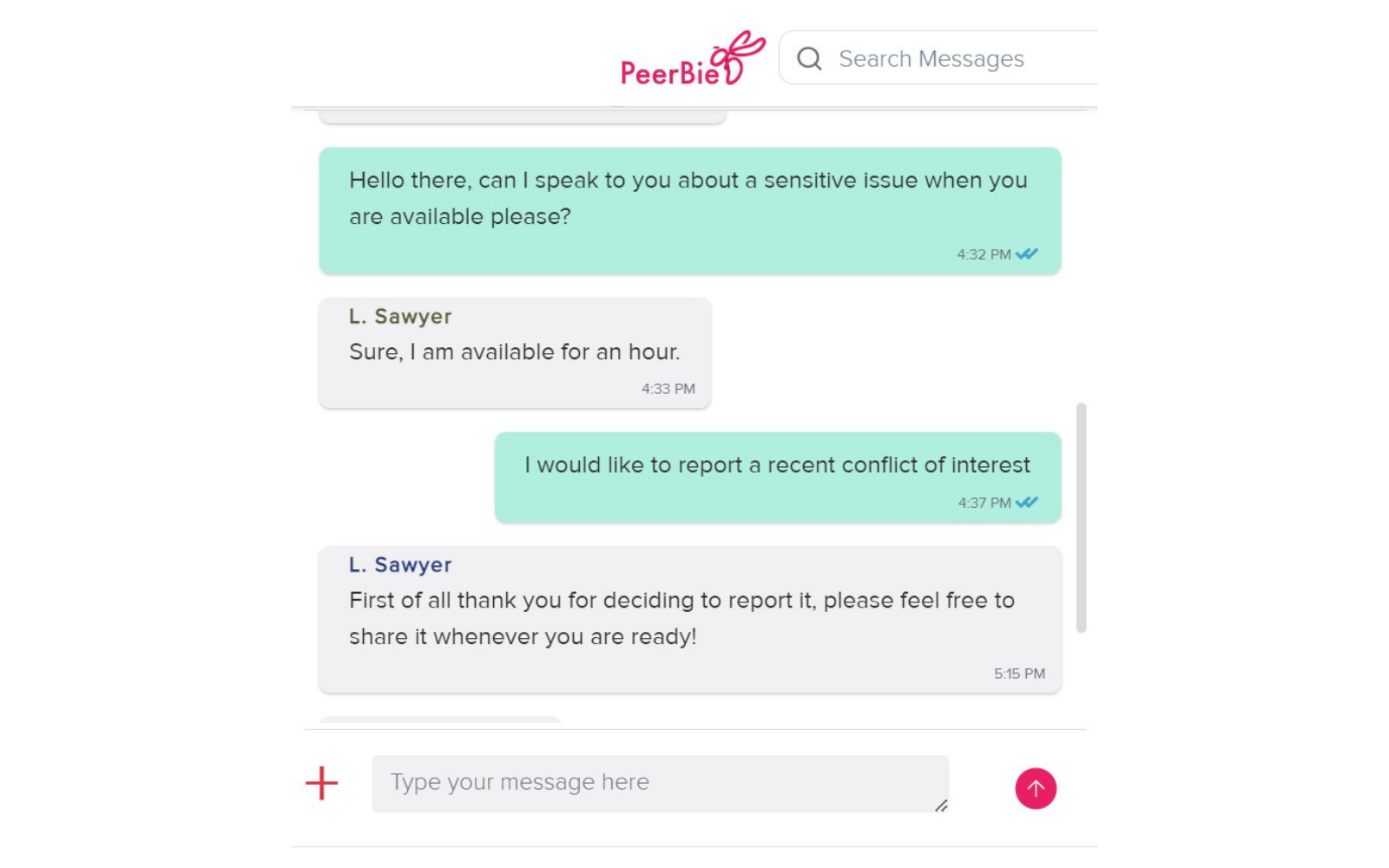 It is easier to reach out with PeerBie